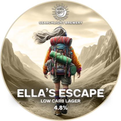 Ella’s Escape Low Carb Lager beer