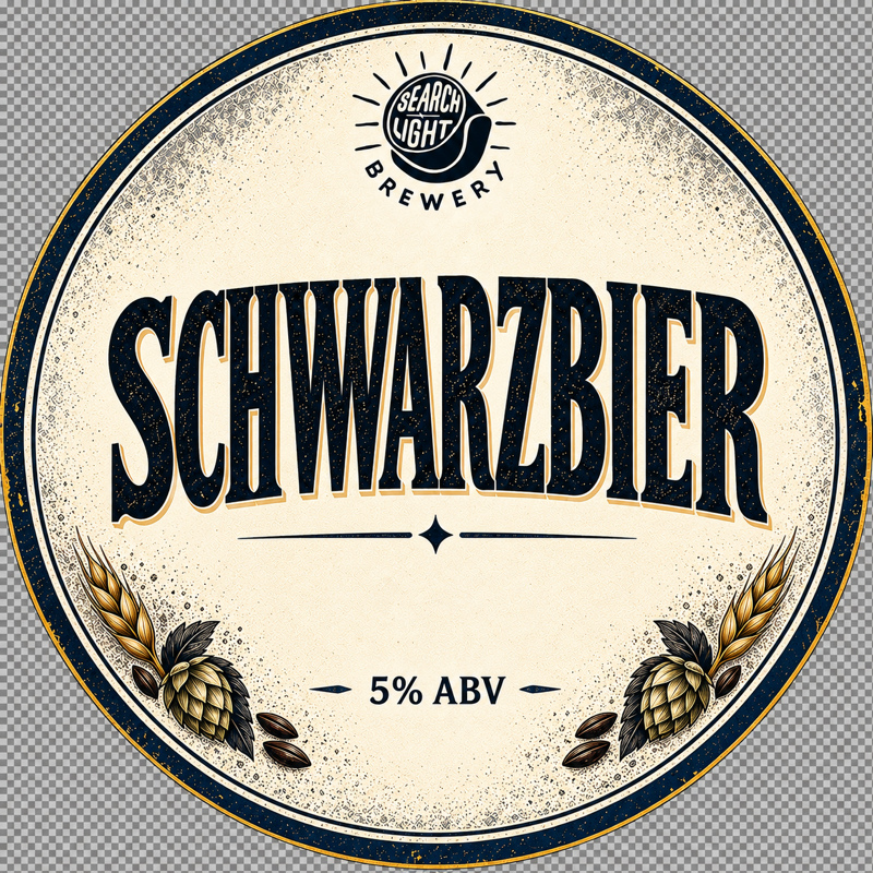 Schwarzbier German-style Dark Lager craft beer brewed in Queenstown