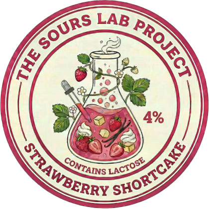 Strawberry Shortcake Fruited Sour Beer beer
